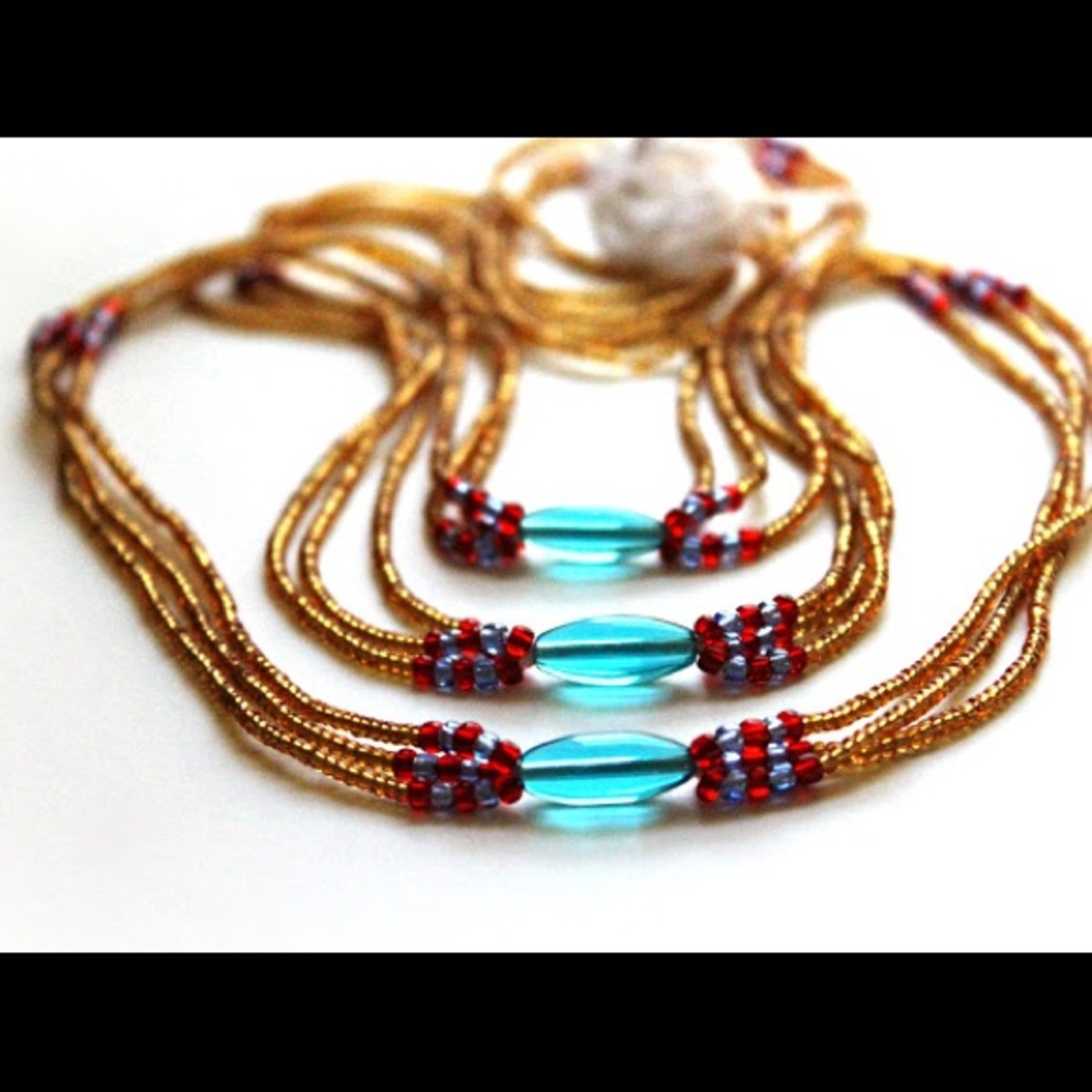 3 in 1 Bronze Aquats Waistbeads